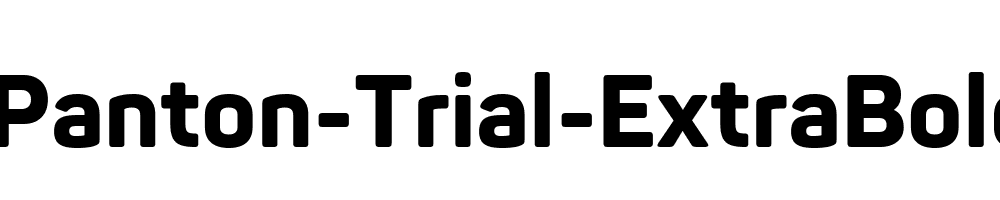 Panton-Trial-ExtraBold