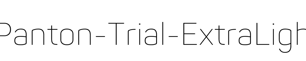 Panton-Trial-ExtraLight