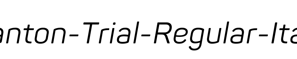 Panton-Trial-Regular-Italic