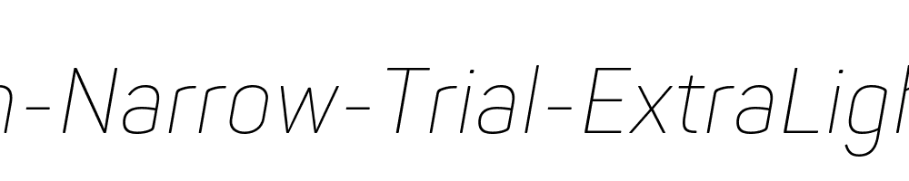 Panton-Narrow-Trial-ExtraLight-Italic