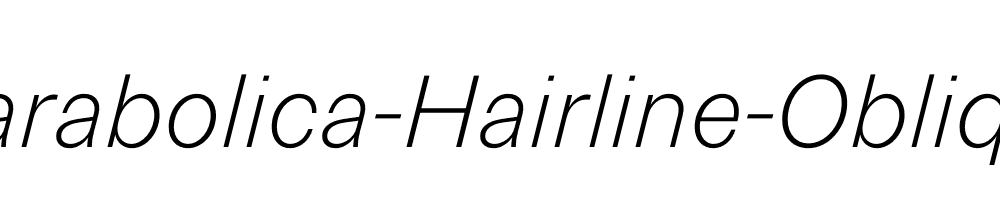 Parabolica-Hairline-Oblique