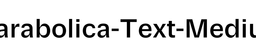 Parabolica-Text-Medium