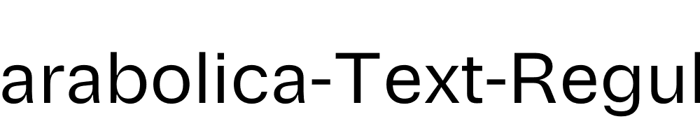 Parabolica-Text-Regular