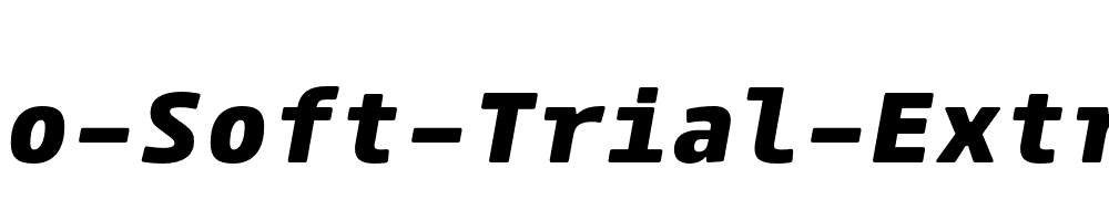 ParadroidMono-Soft-Trial-ExtraBold-Italic