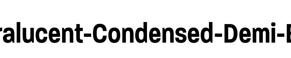 Paralucent-Condensed-Demi-Bold