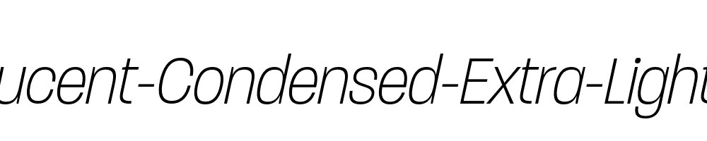 Paralucent-Condensed-Extra-Light-Italic