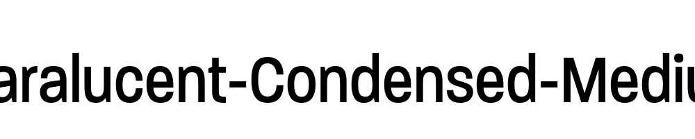 Paralucent-Condensed-Medium