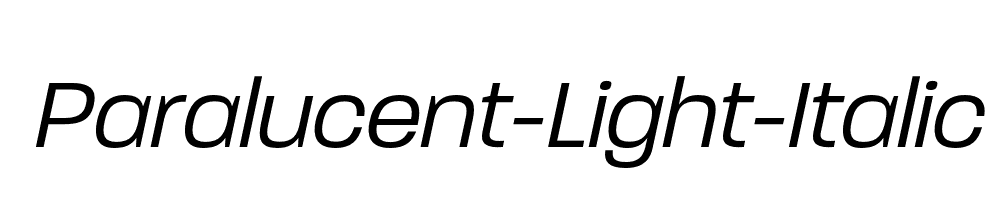 Paralucent-Light-Italic