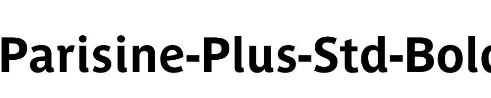 Parisine-Plus-Std-Bold