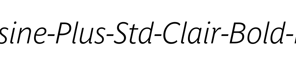 Parisine-Plus-Std-Clair-Bold-Italic