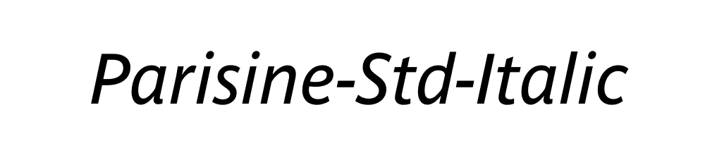 Parisine-Std-Italic