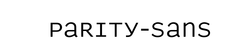 Parity-Sans