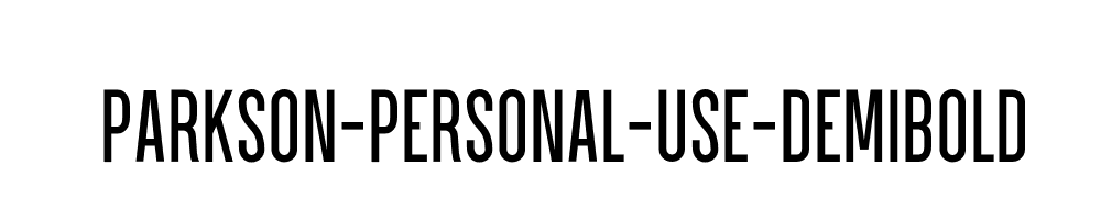 Parkson-PERSONAL-USE-DemiBold