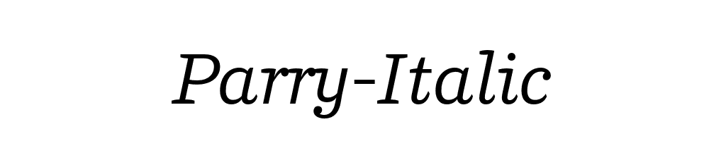 Parry-Italic