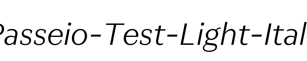 Passeio-Test-Light-Italic