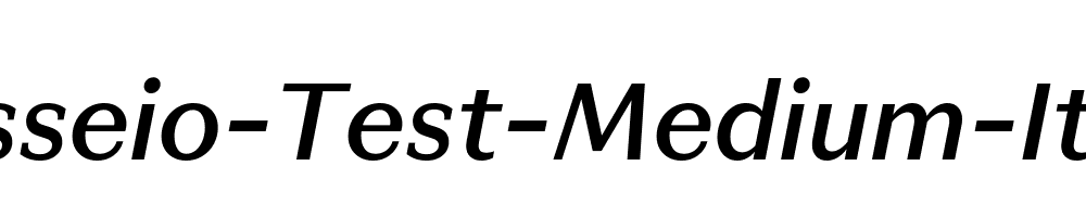 Passeio-Test-Medium-Italic