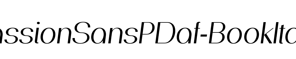 PassionSansPDaf-BookItalic