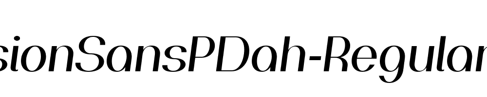 PassionSansPDah-RegularItalic