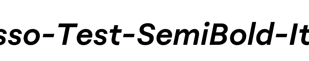 Passo-Test-SemiBold-Italic