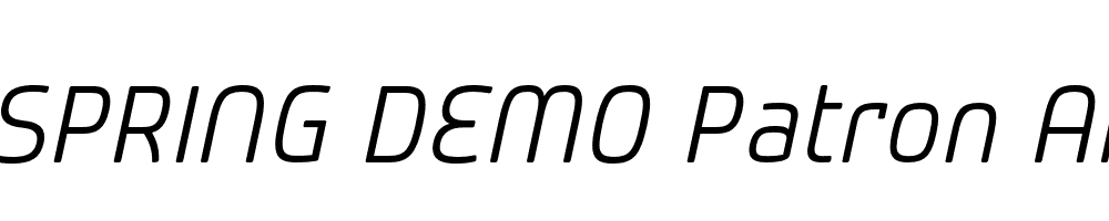  DEMO Patron Alt Italic