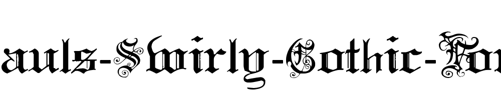 Pauls-Swirly-Gothic-Font