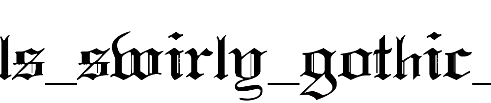 Pauls_swirly_gothic_font