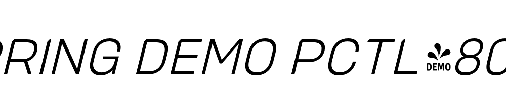  DEMO PCTL4800 El Italic