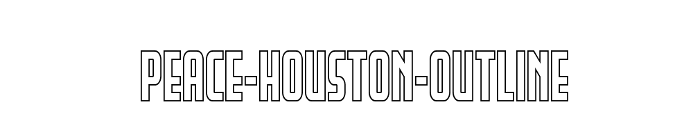 Peace-Houston-Outline