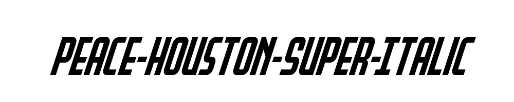 Peace-Houston-Super-Italic