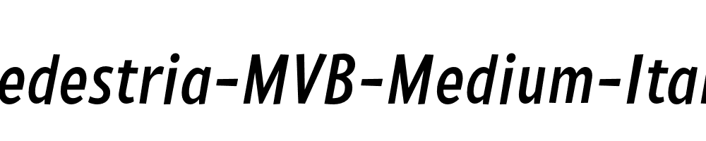 Pedestria-MVB-Medium-Italic