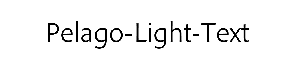 Pelago-Light-Text