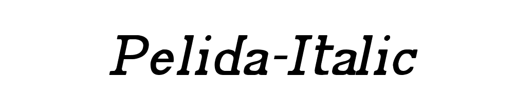 Pelida-Italic