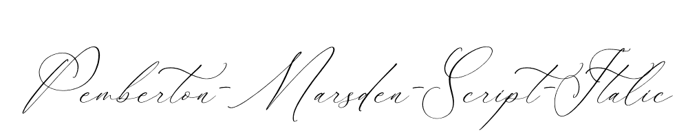 Pemberton-Marsden-Script-Italic