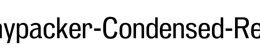 Pennypacker-Condensed-Regular