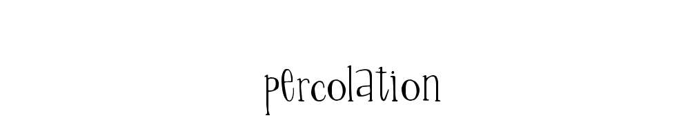 Percolation