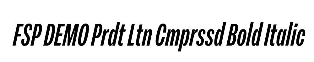 FSP DEMO Prdt Ltn Cmprssd Bold Italic