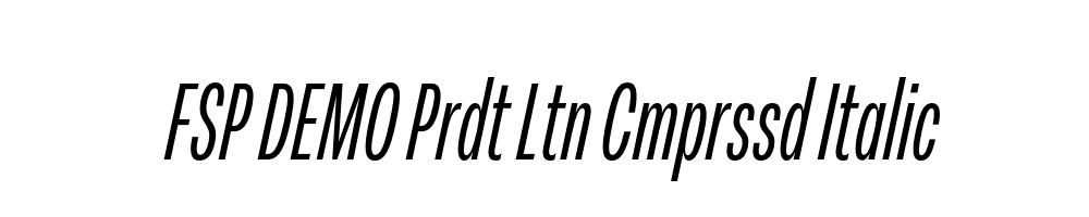 FSP DEMO Prdt Ltn Cmprssd Italic