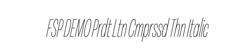 FSP DEMO Prdt Ltn Cmprssd Thn Italic