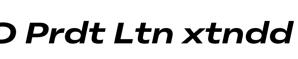 FSP DEMO Prdt Ltn xtndd Bold Italic