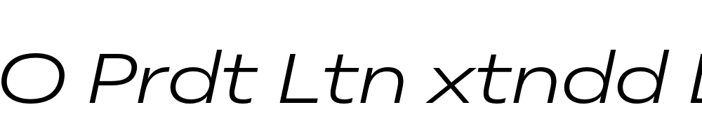 FSP DEMO Prdt Ltn xtndd Lght Italic