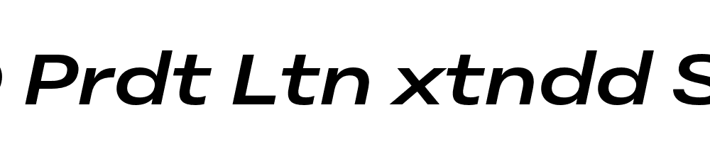 FSP DEMO Prdt Ltn xtndd SmBld Italic