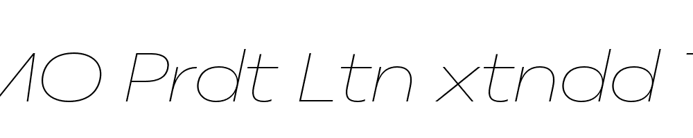 FSP DEMO Prdt Ltn xtndd Thn Italic