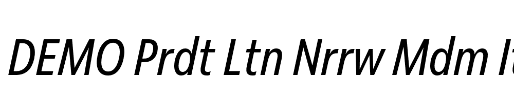 FSP DEMO Prdt Ltn Nrrw Mdm Italic