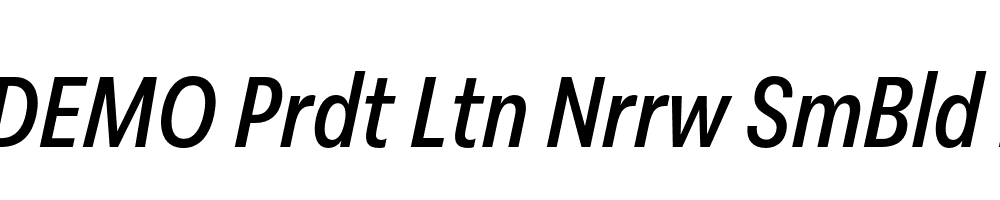 FSP DEMO Prdt Ltn Nrrw SmBld Italic