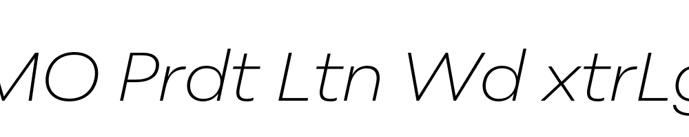 FSP DEMO Prdt Ltn Wd xtrLght Italic