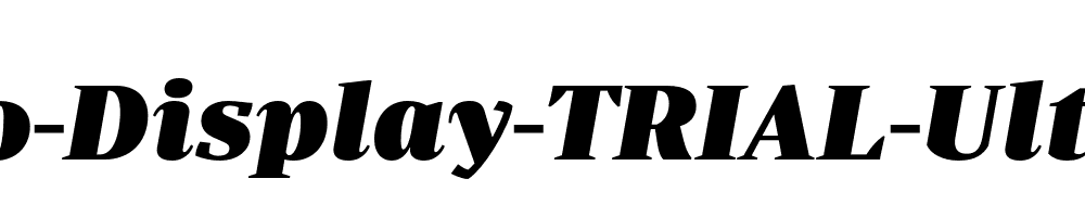 Periodico-Display-TRIAL-UltBlk-Italic