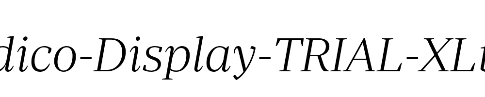 Periodico-Display-TRIAL-XLt-Italic