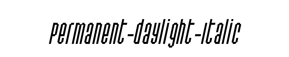 Permanent-daylight-Italic