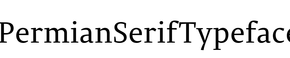 PermianSerifTypeface