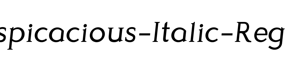 Perspicacious-Italic-Regular